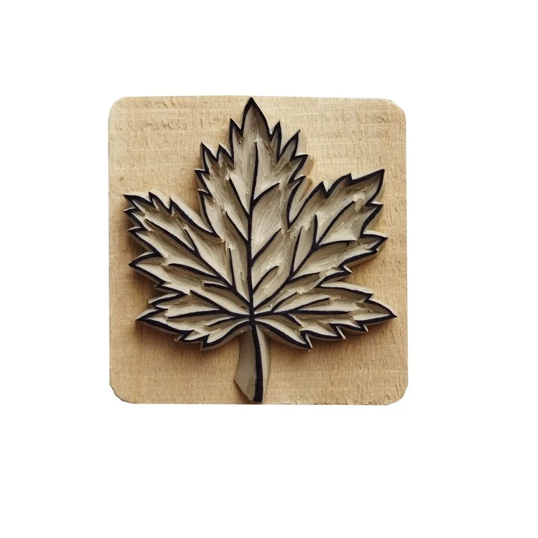 مهر لینو مدل دستساز برگ چنار