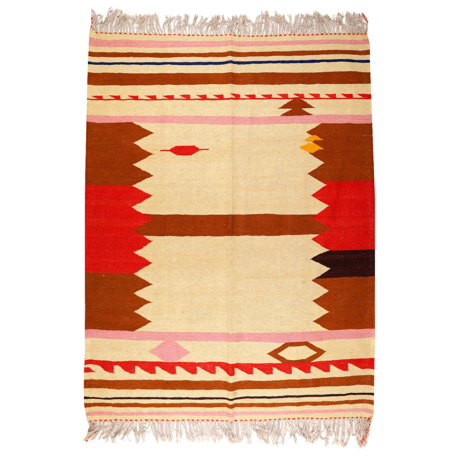 گلیم دستبافت سه متری مدل دکوراتیو کد A-A14046