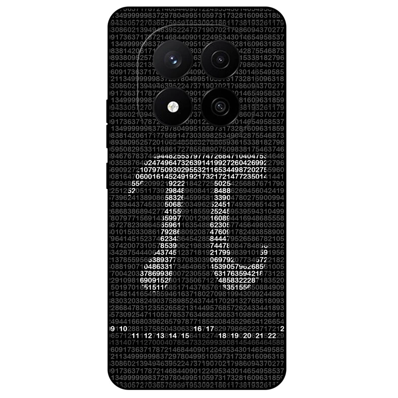 کاور مگافون طرح عدد پی مدل 7240 مناسب برای گوشی موبایل شیائومی Redmi Note 14 Pro Plus 5G