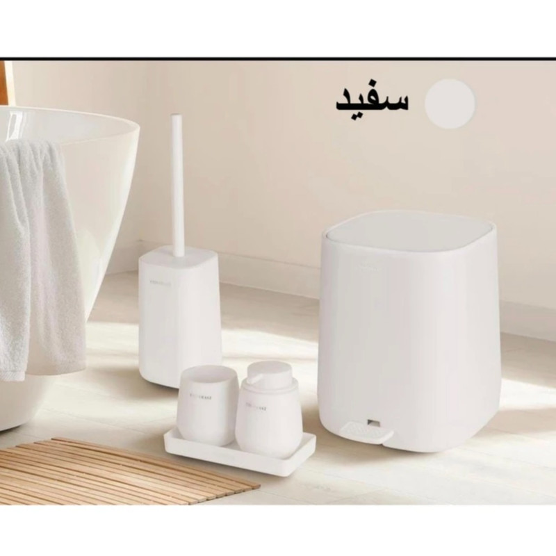 ست سرویس بهداشتی 5 پارچه کنتراست مدل میامی کد RM888