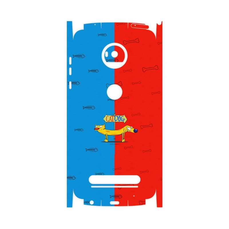 برچسب پوششی ماهوت مدل CatDog-FullSkin مناسب برای گوشی موبایل موتورولا Moto Z2 Play