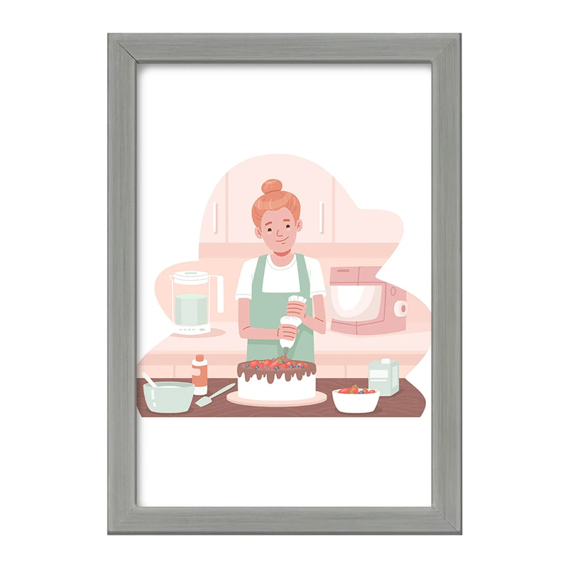 تابلو خندالو طرح کیک و شیرینی پزی کد 36684