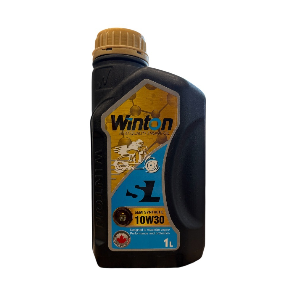 روغن موتور سیکلت نیمه سنتتیک وینتون مدل SL 10W-30 حجم 1 لیتر
