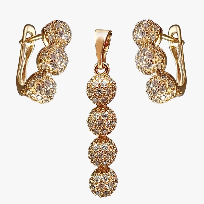 نیم ست زنانه ژوپینگ مدل توپی نگین دار