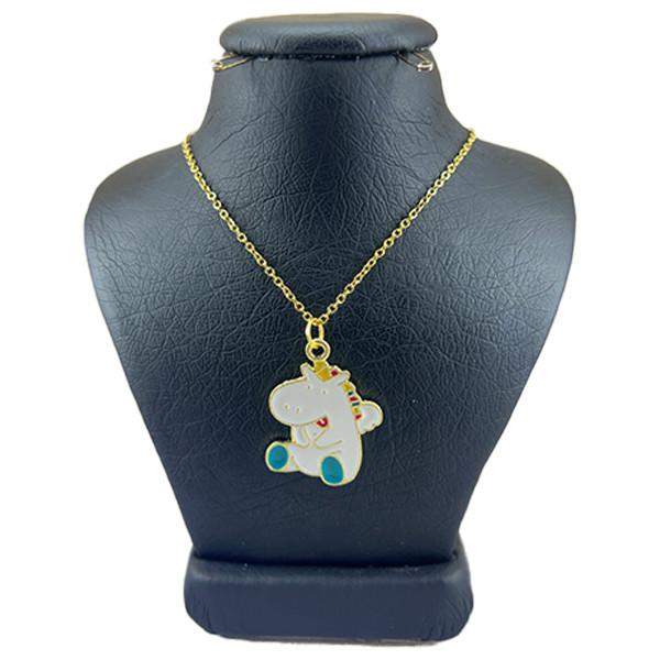 گردنبند دخترانه مدل فیل بال دار کد 45265 گردنبند دخترانه مدل فیل بال دار کد 45265