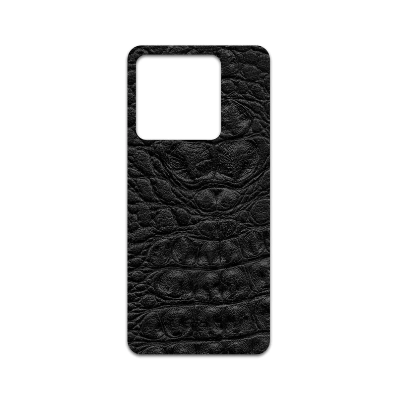 برچسب پوششی ماهوت مدل Black-Crocodile-Leather مناسب برای گوشی موبایل شیائومی 14T