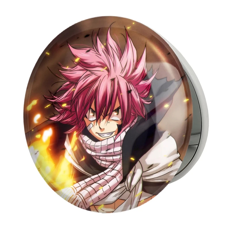 آینه جیبی خندالو طرح ناتسو انیمه فری تیل Fairy Tail مدل تاشو کد 16460 