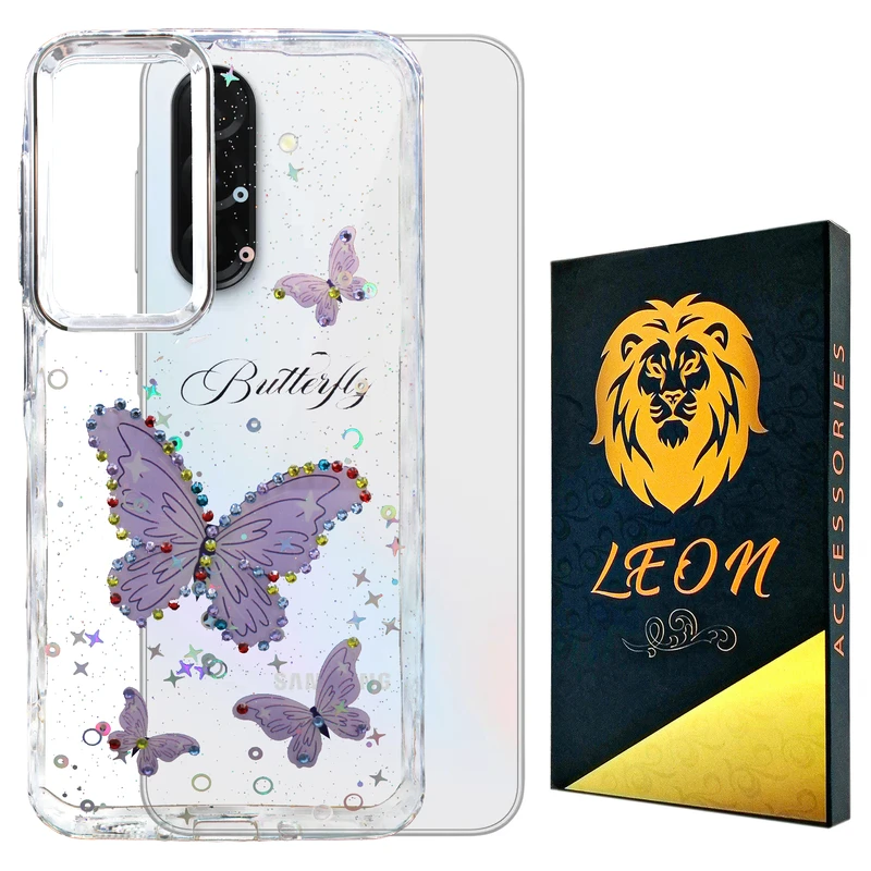 کاور لئون مدل Butterfly مناسب برای گوشی موبایل سامسونگ Galaxy A56