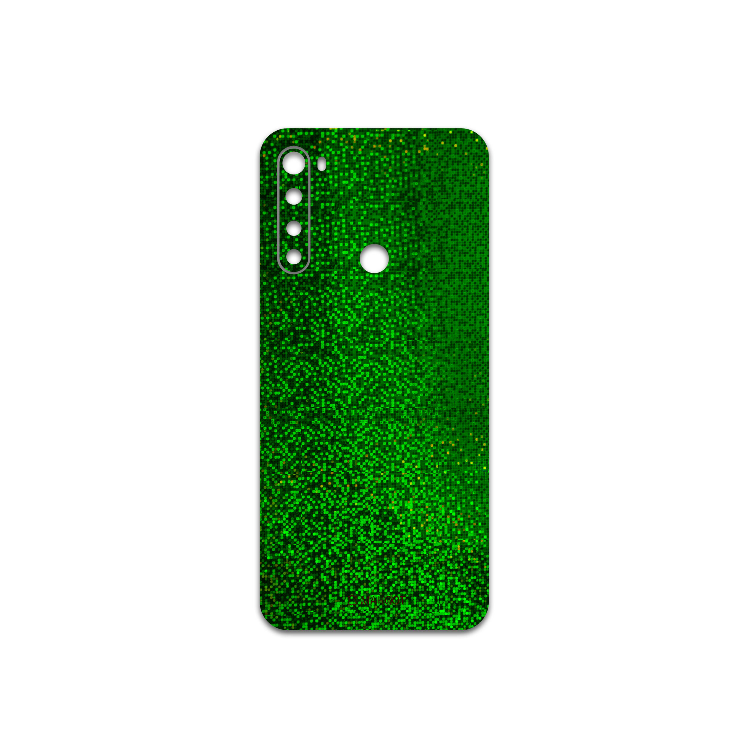 برچسب پوششی ماهوت مدل Green-Holographic مناسب برای گوشی موبایل شیائومی Redmi Note 8T