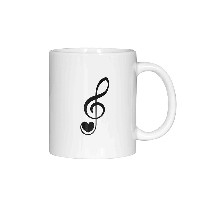 ماگ ژالینو طرح کلید سل موسیقی قلبی کد 001