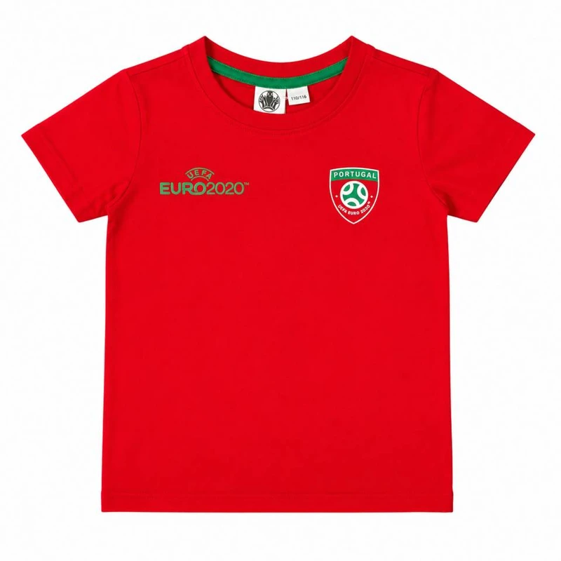 تی شرت آستین کوتاه پسرانه یوفا مدل Portugal Euro20