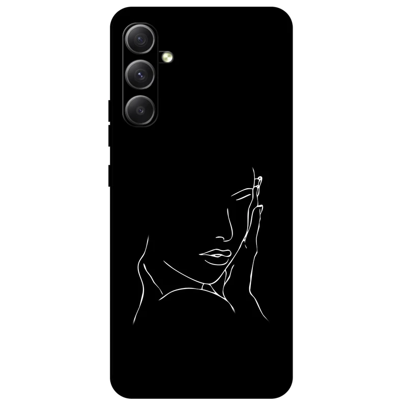 کاور مگافون طرح دخترانه مدل 8153 مناسب برای گوشی موبایل سامسونگ Galaxy A34 5G