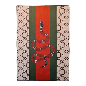 فرش پارچه ای مدل مار