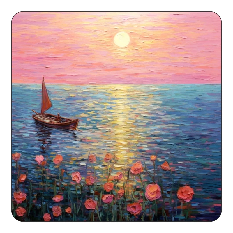 مگنت کاکتی طرح نقاشی رنگ روغن مدل mp73083