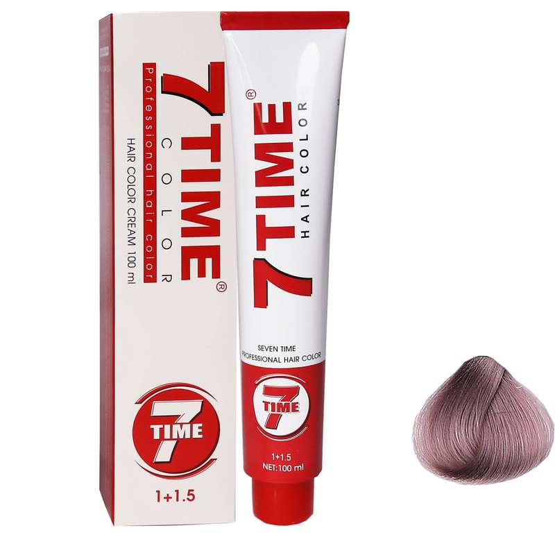 رنگ مو سون تایم شماره S.6 سری دودی حجم 100 میلی لیتر رنگ بلوند دودی متوسط