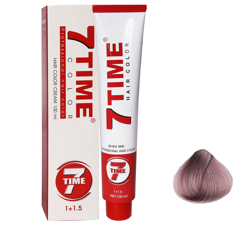 رنگ مو سون تایم شماره S.6 سری دودی حجم 100 میلی لیتر رنگ بلوند دودی متوسط