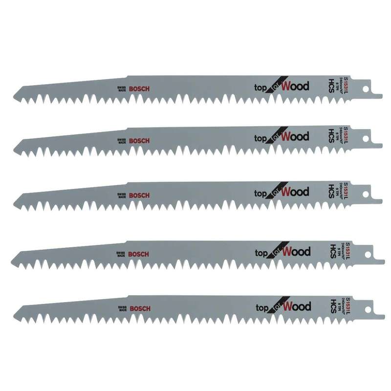 تیغ اره افقی بر بوش مدل S 1531 L کد 2608650676 مجموعه 5 عددی