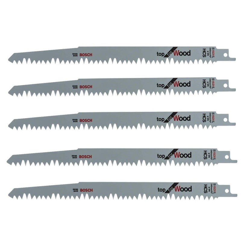 تیغ اره افقی بر بوش مدل S 1531 L کد 2608650676 مجموعه 5 عددی
