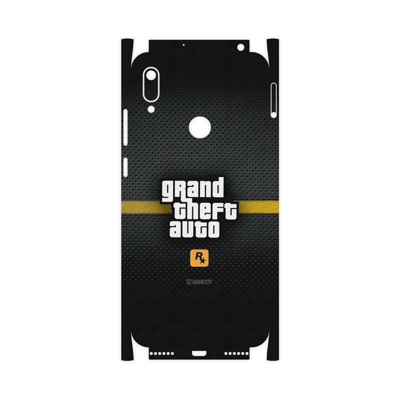 برچسب پوششی ماهوت مدل GTA-Game-FullSkin مناسب برای گوشی موبایل هوآوی Y6 Prime 2019