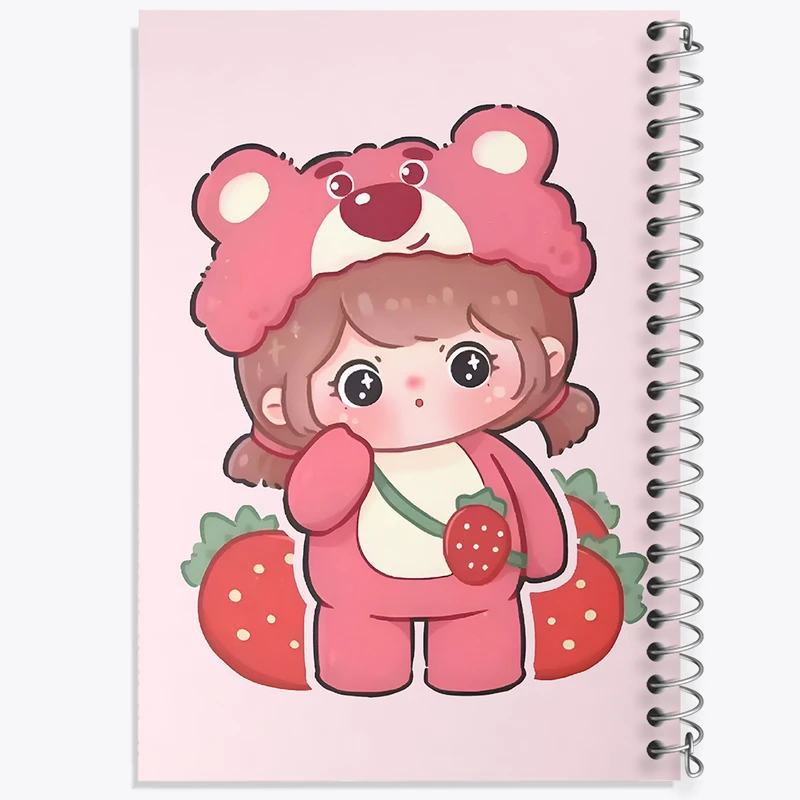 دفتر لیست خرید 50 برگ خندالو طرح دخترانه کیوت کد N5042