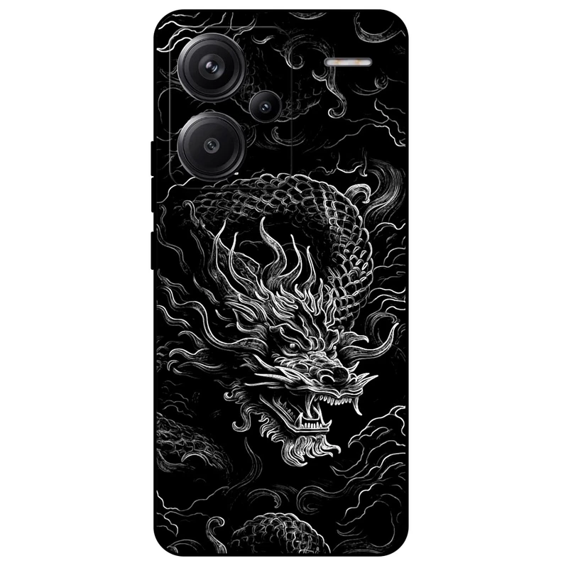 کاور مگافون طرح اژدها مدل 1897 مناسب برای گوشی موبایل شیائومی Redmi Note 13 Pro Plus 5G