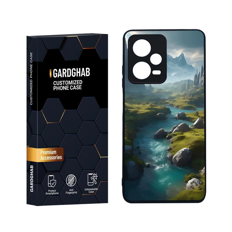 کاور گارد قاب مدل هنری مناسب برای گوشی موبایل شیائومی Redmi Note 12 Pro 5G