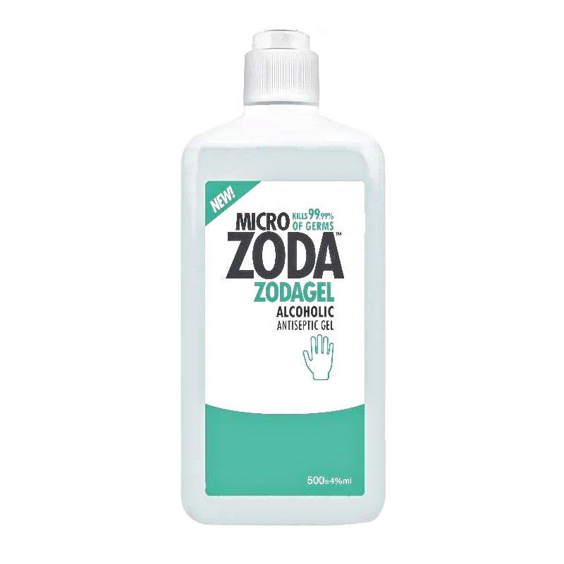 ژل  ضدعفونی کننده میکروزدا مدل ZODAGEH حجم 500 میلی لیتر مجموعه 4 عددی