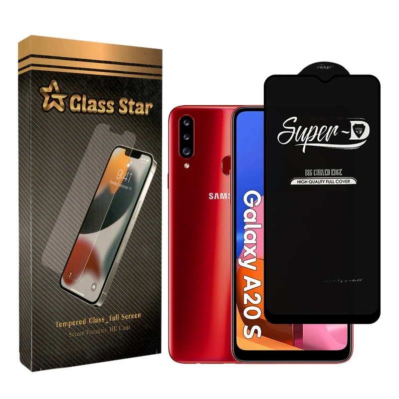   محافظ صفحه نمایش گلس استار مدل STAR-SUPER-D مناسب برای گوشی موبایل سامسونگ Galaxy A20s