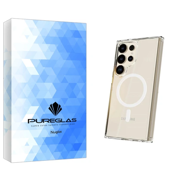 کاور پیور گلس مدل magesafes Nues مناسب برای گوشی موبایل سامسونگ Galaxy S24 Ultra 5G