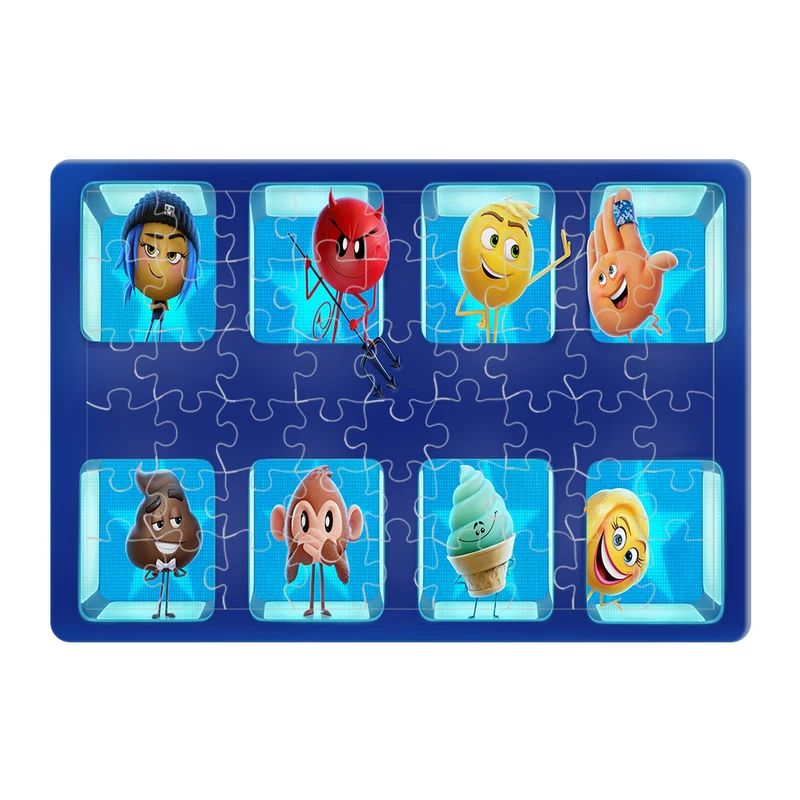 پازل 54 تکه هومرو مدل PL555 طرح انیمیشن فیلم شکلک emoji