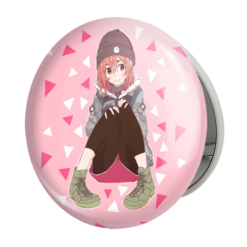 آینه جیبی خندالو طرح ساکوراساوا انیمه کانوجواوکاری مدل تاشو کد 18249 