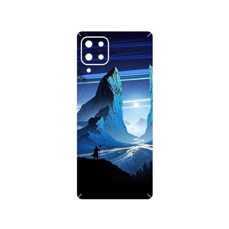 برچسب پوششی ماهوت مدل Blue Mountains Digital Art مناسب برای گوشی موبایل سامسونگ Galaxy M62