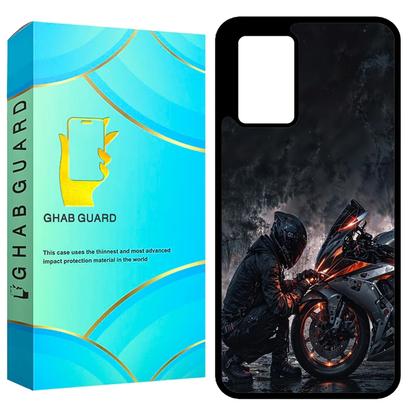 کاور قاب گارد طرح موتور سوار مدل GCHP11S مناسب برای گوشی موبایل شیائومی Redmi Note 11 4G / Redmi Note 11S 4G