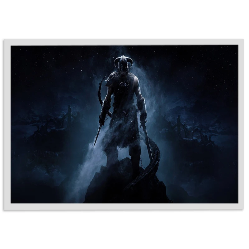 تابلو نوری بکلیت طرح بازی گیم نت Skyrim مدل چراغدار W-s1436