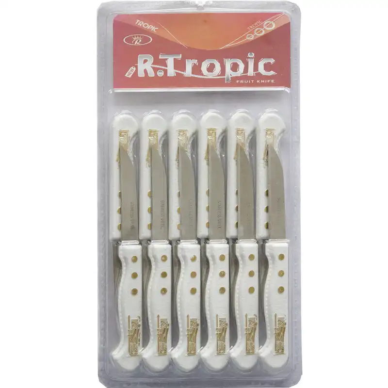 کارد میوه خوری 12 پارچه مدل R.Tropik