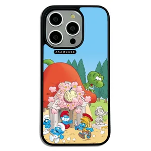 AKAM AMC-WA15PRO-SMURFS-6 Cover For Apple iPhone 15 Pro