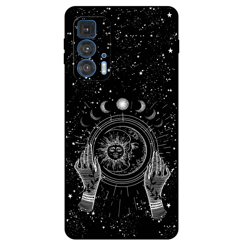 کاور مگافون طرح ماه و خورشید مدل 1892 مناسب برای گوشی موبایل موتورولا Moto Edge 20 Pro