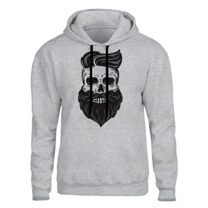 هودی مردانه کد B21 رنگ طوسی