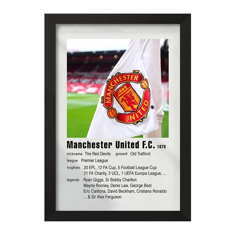 تابلو خندالو مدل منچستریونایتد (Manchester United) کد F11245