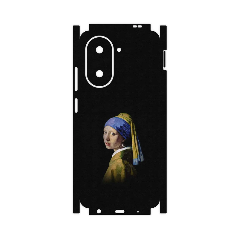 برچسب پوششی ماهوت مدل Girl with a Pearl Earring of Vermeer-FullSkin مناسب برای گوشی موبایل شیائومی Redmi A5 4G