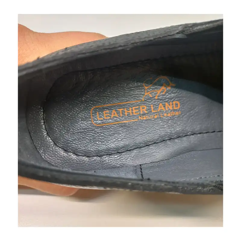 کفش روزمره زنانه سرزمین چرم کد 141774 رنگ مشکی