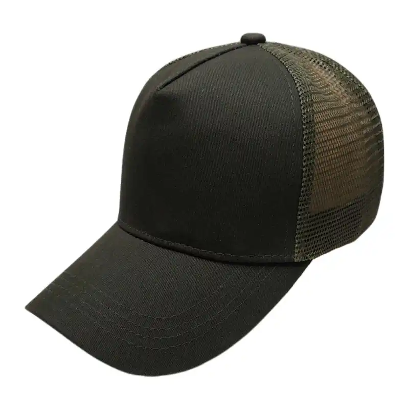 کلاه کپ مدل ساده کتان پشت تور