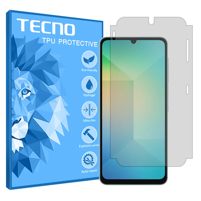 محافظ صفحه نمایش شفاف تکنو مدل Resistant مناسب برای گوشی موبایل سامسونگ Galaxy A06