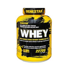 پودر پروتئین وی با طعم بیسکوئیت وانیل ژن استار - 2270 گرم