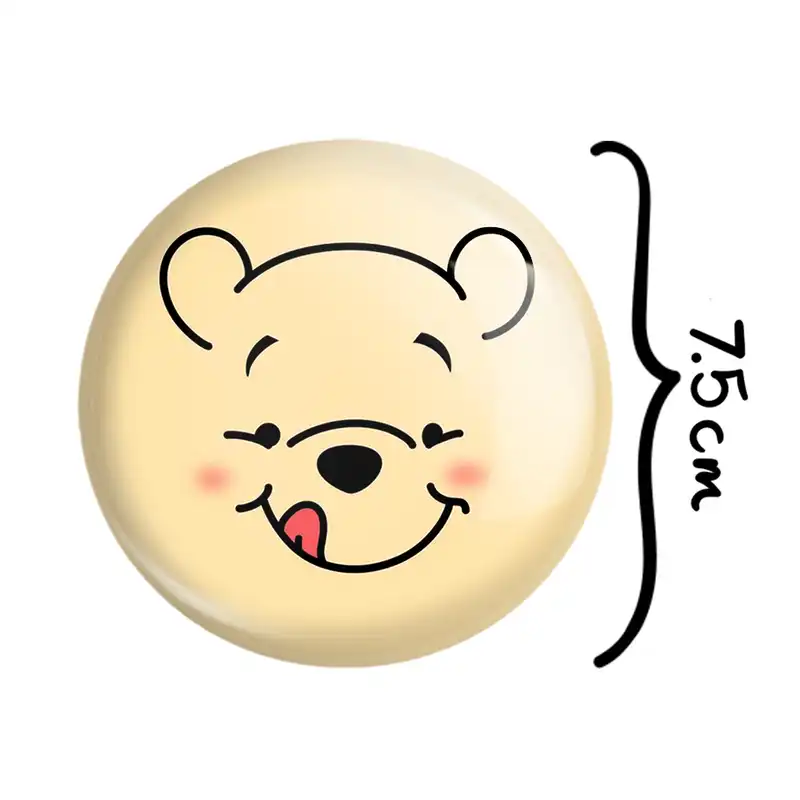 آینه جیبی خندالو طرح خرس پو Winnie The Pooh مدل تاشو کد 1591
