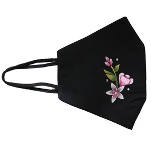 ماسک پارچه ای زنانه مدل M1019 نقاشی