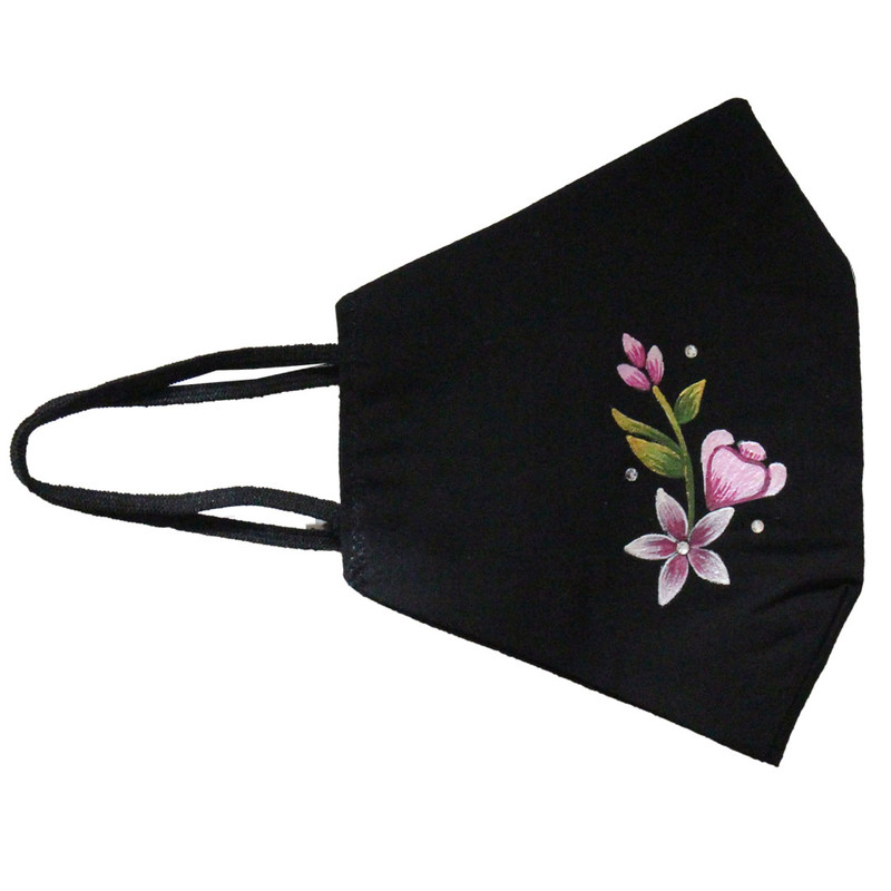 ماسک پارچه ای زنانه مدل M1019 نقاشی