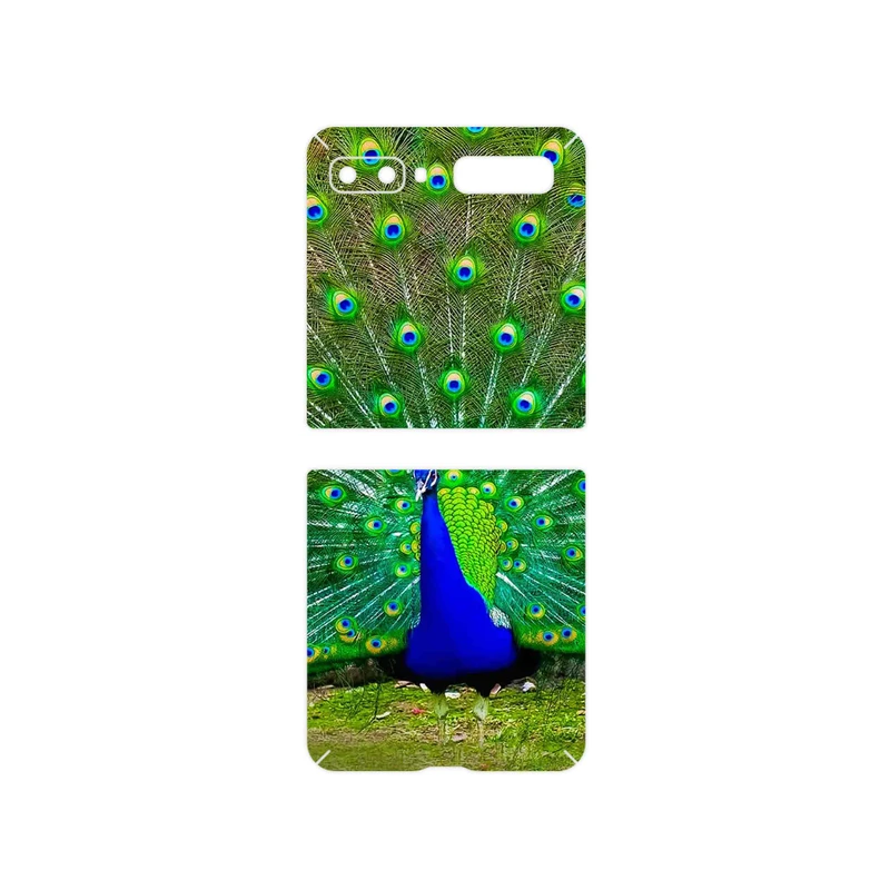 برچسب پوششی ماهوت مدل Peacock مناسب برای گوشی موبایل سامسونگ Galaxy Z Flip