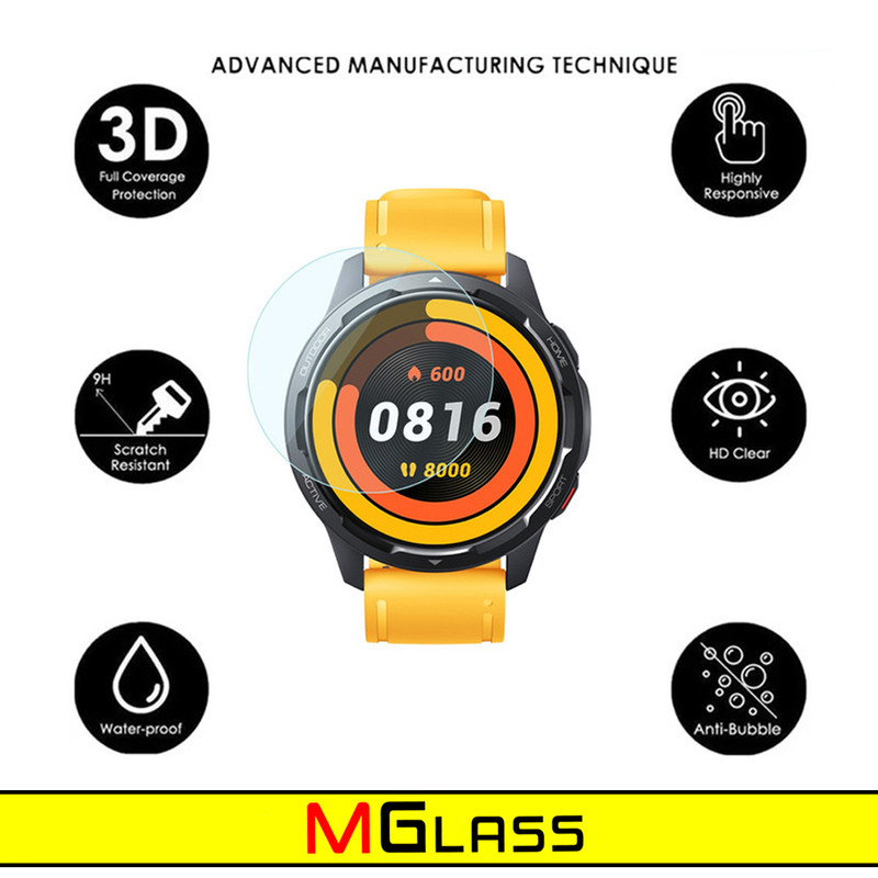 محافظ صفحه نمایش شیشه‌ای ام‌گلس مدل SH-MG مناسب برای ساعت هوشمند میبرو A2