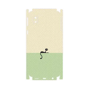 MAHOOT Minimal Internet Cat Icon-FullSkin Cover Sticker for Samsung Galaxy A01 Core